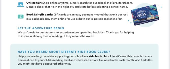 Secrets of the Sea Bookfair