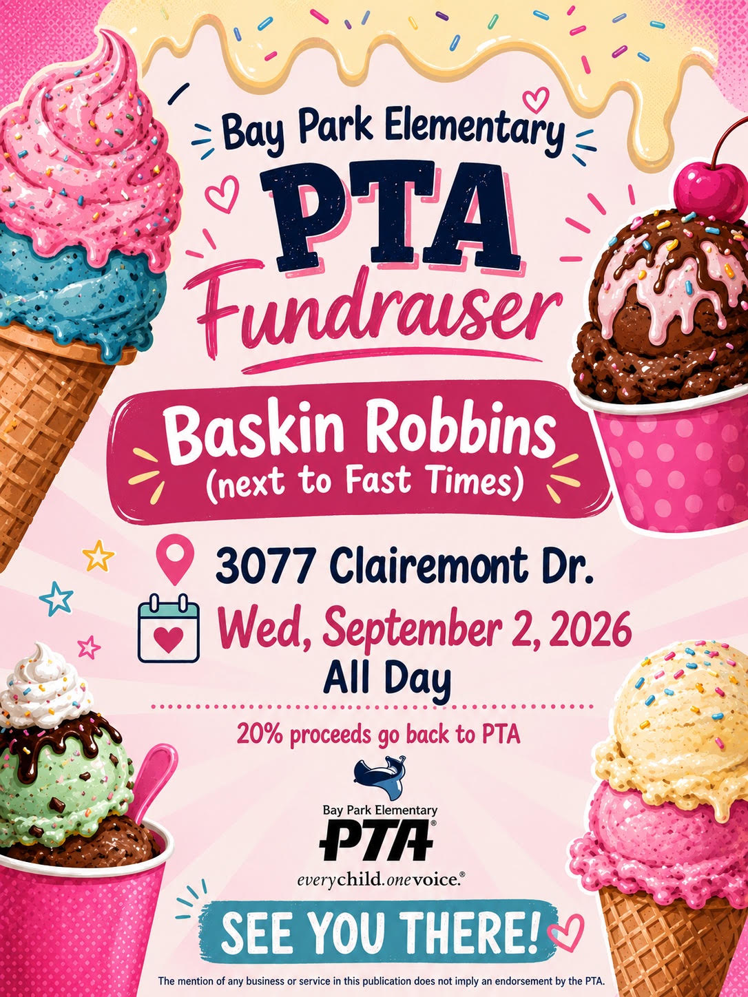 Dine & Donate - Baskin Robbins